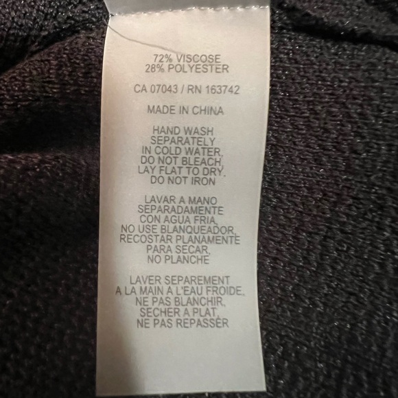 NWT Sioni Black Knit Cardigan with Metallic Gold Buttons - Picture 14 of 15